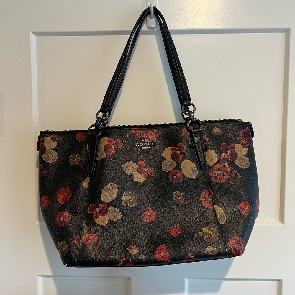Coach poppy tote bag